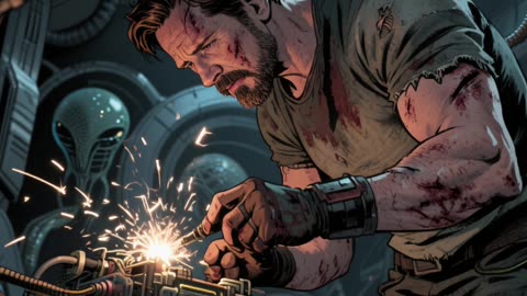 Tony Stark finds himself stranded on a hostile alien ship.