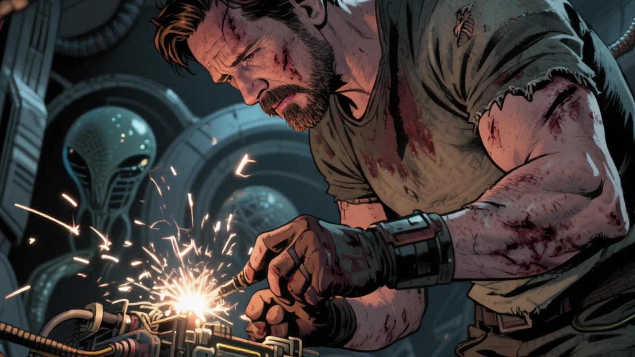 Tony Stark finds himself stranded on a hostile alien ship.