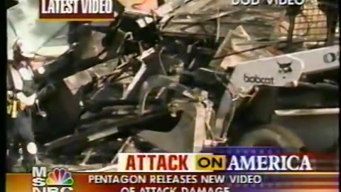 911 Pentagon Damage - Inner Ring Punchout And Debris Removal Operations (MSNBC Sept 15th)