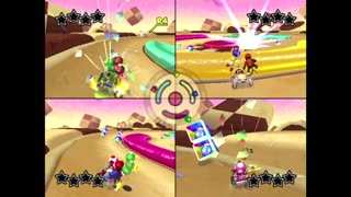 Mario Kart: Double Dash!! - Four-Player Bob-omb Blast Battle Mode