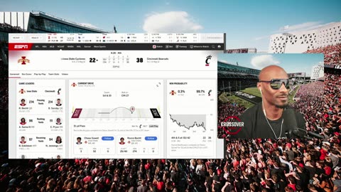 #14 Iowa St vs Cincinnati Watch Along & UFC 320 Preview Stream
