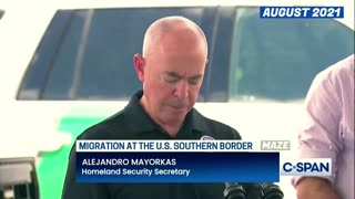 ICYMI: Aug '21, Mayorkas at border, announces USAID aid for Guatemala, Honduras, El Salvador.