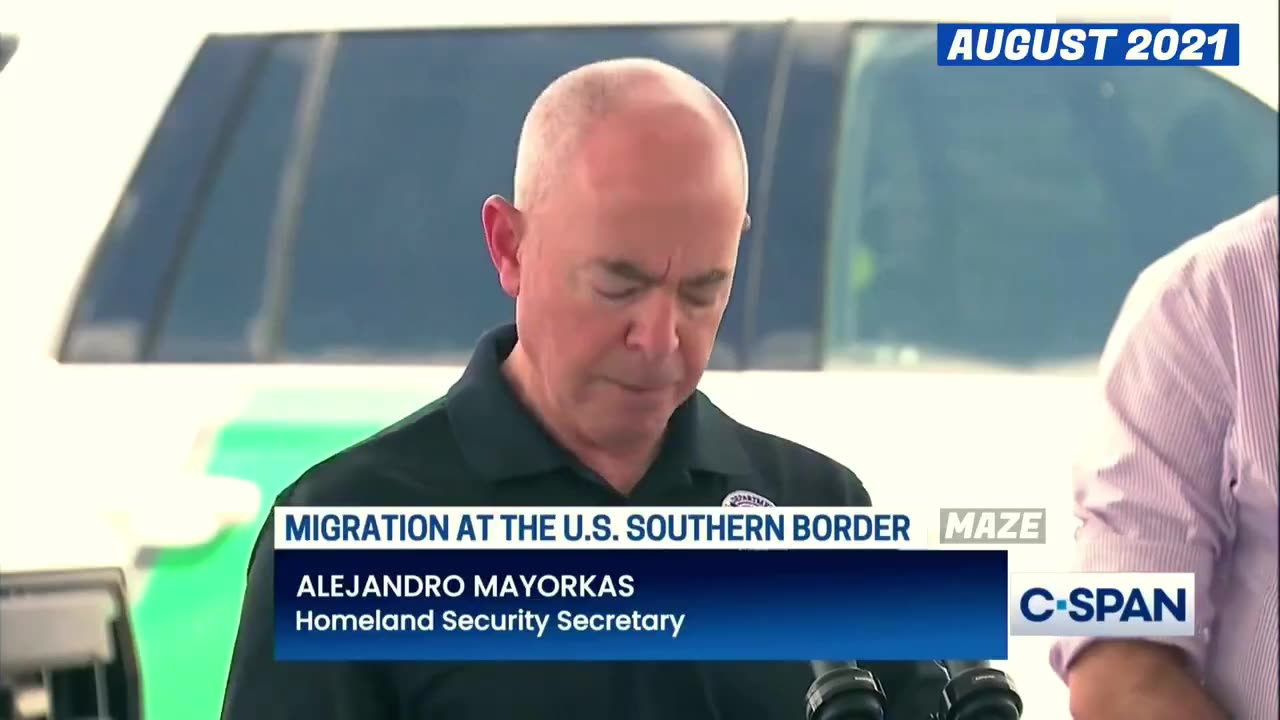 ICYMI: Aug '21, Mayorkas at border, announces USAID aid for Guatemala, Honduras, El Salvador.