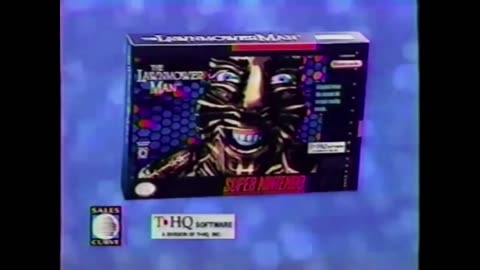 The Lawnmower Man Video Game 1993 TV Commercial