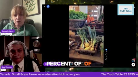 The Truth Table S2 EP35 with Renee Delaney, the owner of Small Scale Farms in the Thorold, Ontario.