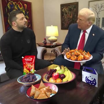 Trump and Zelensky on break fast
