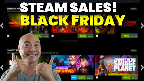 HUGE Steam Black Friday Discount and Sales!🤯