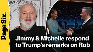 Jimmy Kimmel and Michelle Obama respond to Trump's comments on Rob Reiner