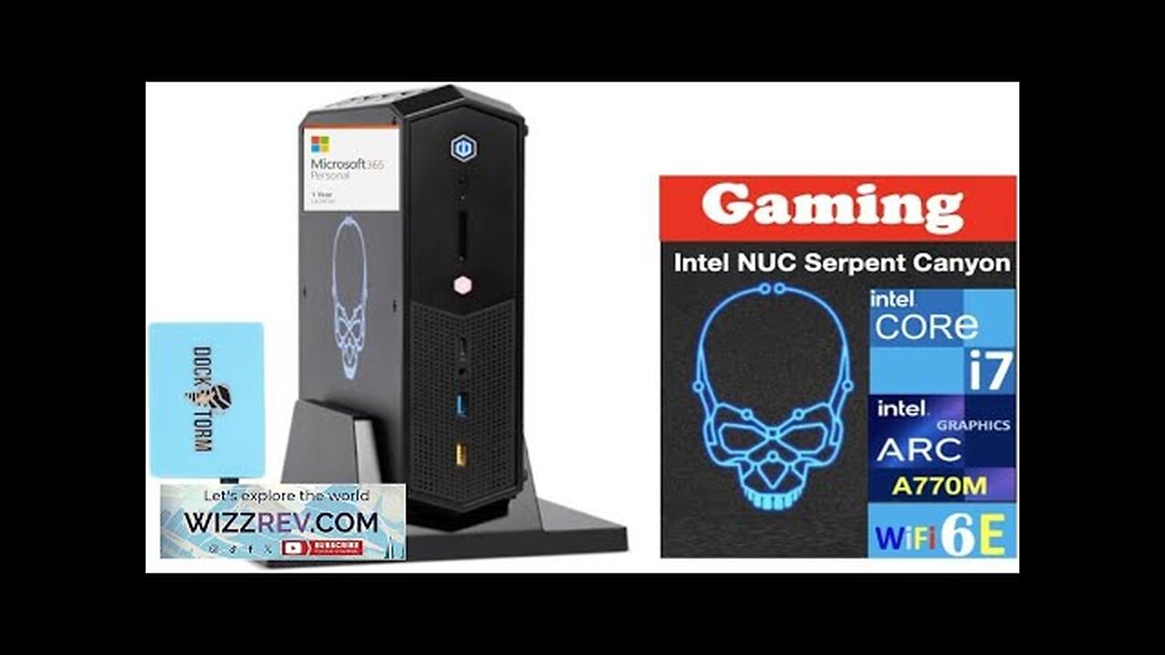 Intel NUC Serpent Canyon Gaming Mini Desktop i7-12700H ARC A770M 16GB 64GB Review