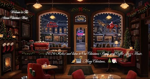 Our Christmas Book Store Café, Best Music, Merry Christmas,
