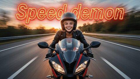 Speed Demon — Stacey Rides Into the Neon Night