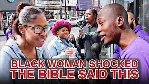 BLACK WOMAN SHOCKED THE BIBLE SAID THIS #VIRAL #TRENDING #REACTION