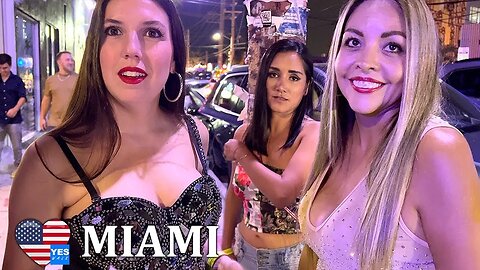 🇺🇸 MIAMI NIGHTLIFE DISTRICT 2:00 AM FLORIDA USA 2023 [FULL TOUR] /PSN Experiment