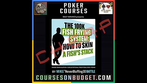 Mike NeverBluffing30 Battle - 100K Fish Frying System