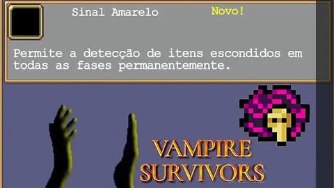 Como desbloquear o evento Moongolow Sinal Amarelo - Vampire Survivors