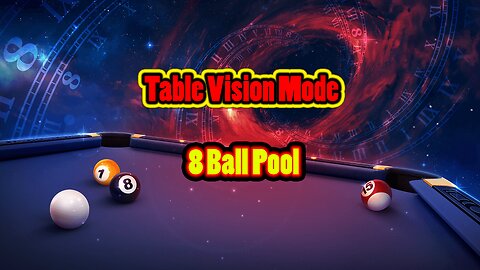 🎱 Table Vision Mode – Straight Gameplay 8 Ball Pool