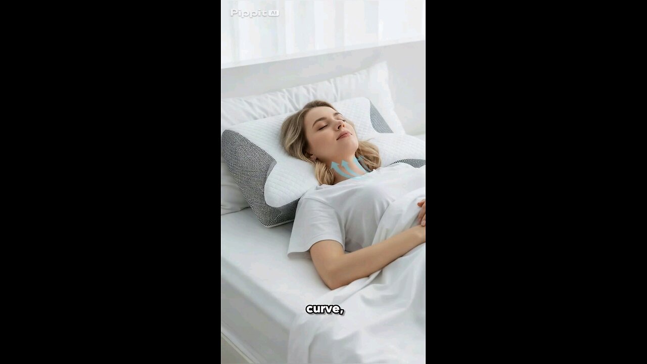 Ergonomic Memory Foam Cervical Pillow for Neck Pain Relief 😴✨