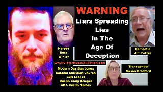 Jim Fetzer Russ Winter Susan Bradford Spread Disinformation About SonOfEnos Victor Hugo Dustin Nemos