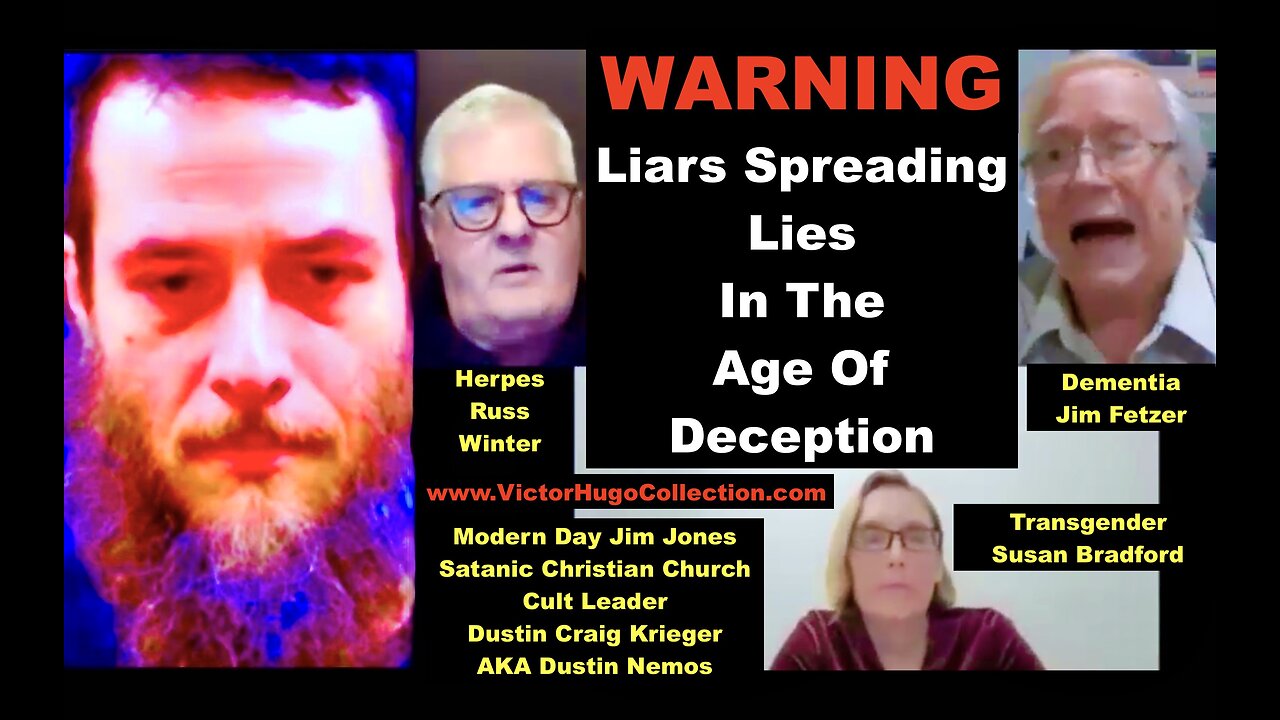 Jim Fetzer Russ Winter Susan Bradford Spread Disinformation About SonOfEnos Victor Hugo Dustin Nemos