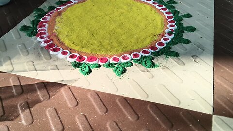 Rangoli festival in India 🇮🇳