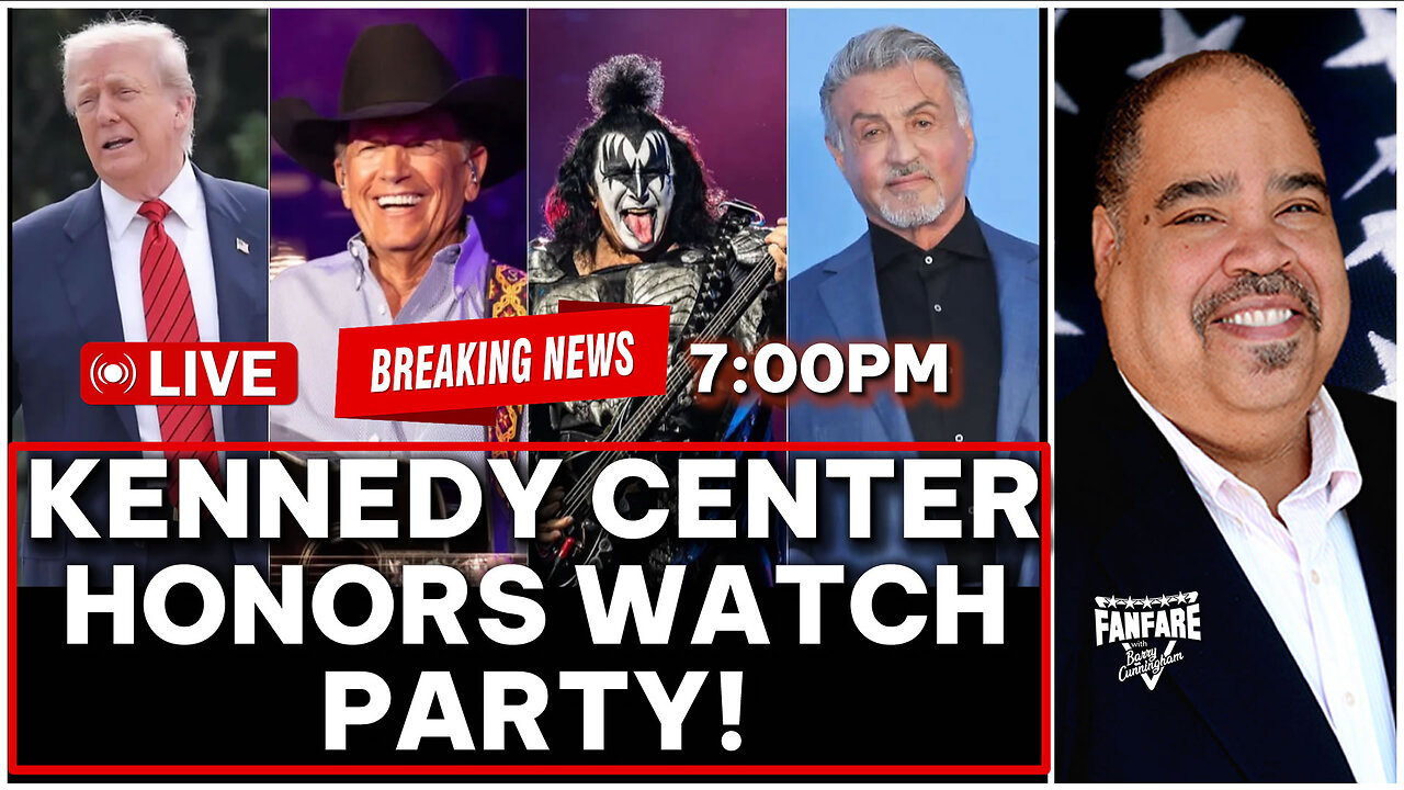 LIVE WATCH PARTY! President Trump Hosts Kennedy Center Show Featuring KISS, George Strait and MORE!