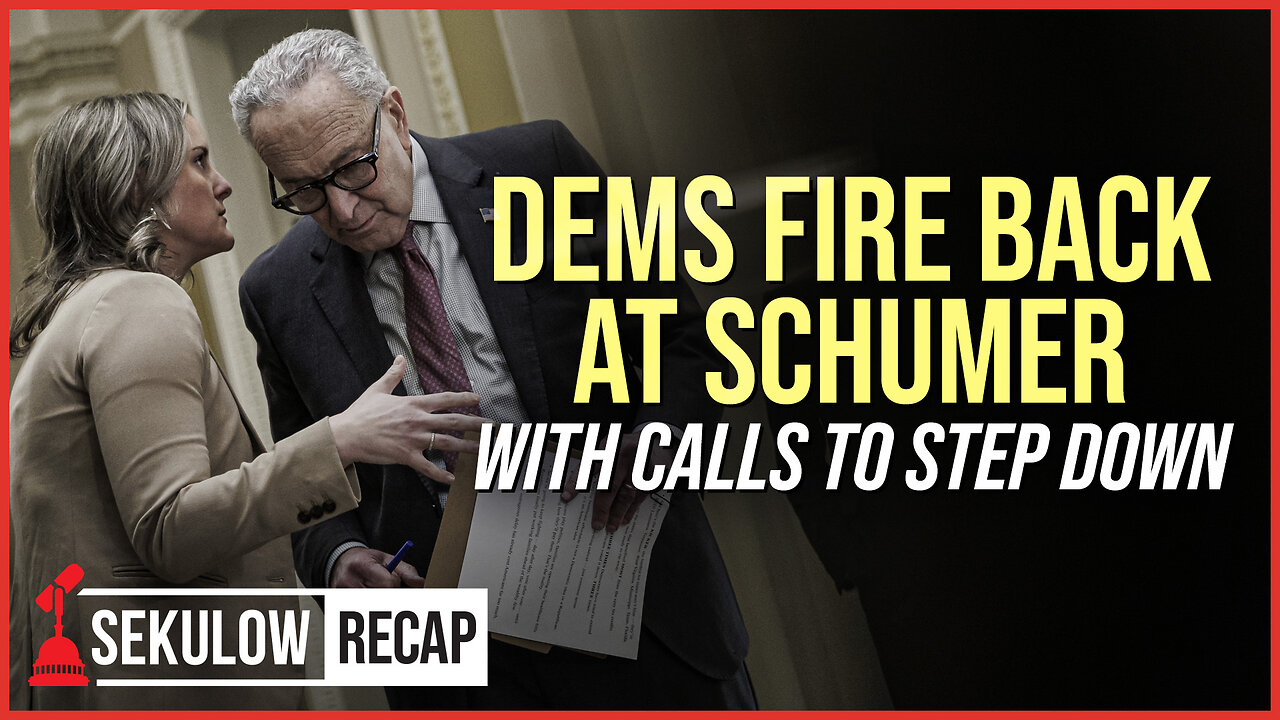 Democrats Fire Back at Schumer with Calls to Step Down