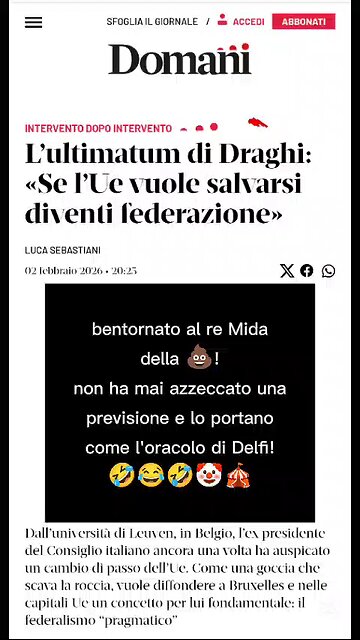 la notizia del giorno