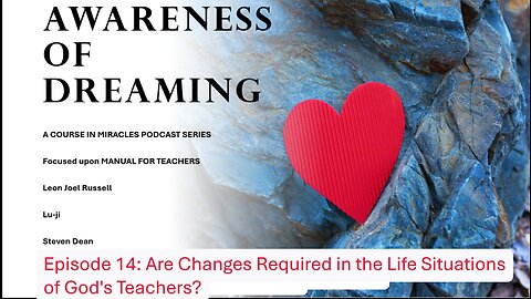 AOD Episode 14: Are Changes Required in the Life Situation of God's Teachers?