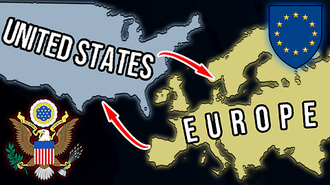 USA Vs EUROPE (HOI4 WW3 Timelapse)