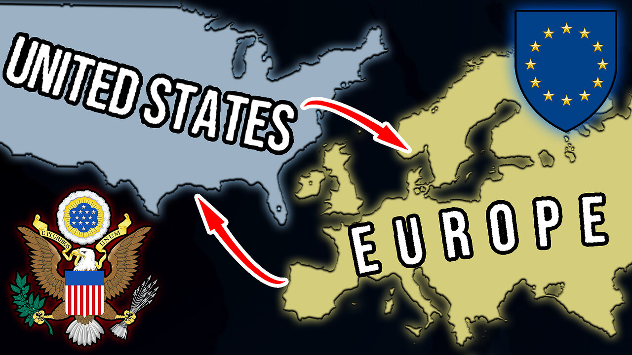 USA Vs EUROPE (HOI4 WW3 Timelapse)