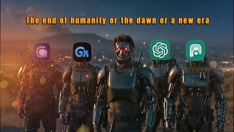 The end of humanity or the dawn or a new era