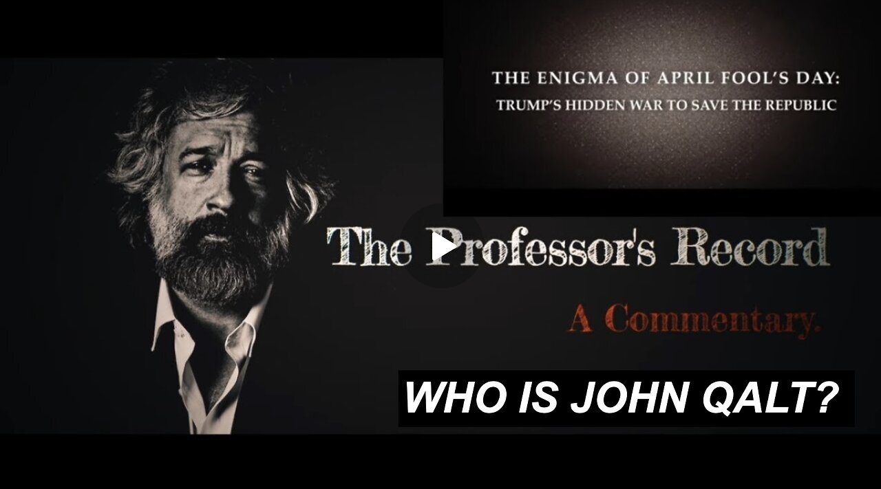 PROF DAVID CLEMENT W/ The Enigma of April Fool’s Day- Professor's Record