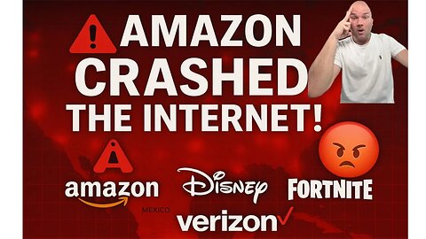 Amazon Just CRASHED The Internet! Millions Of Sites DOWN Including Disney & Fortnite!