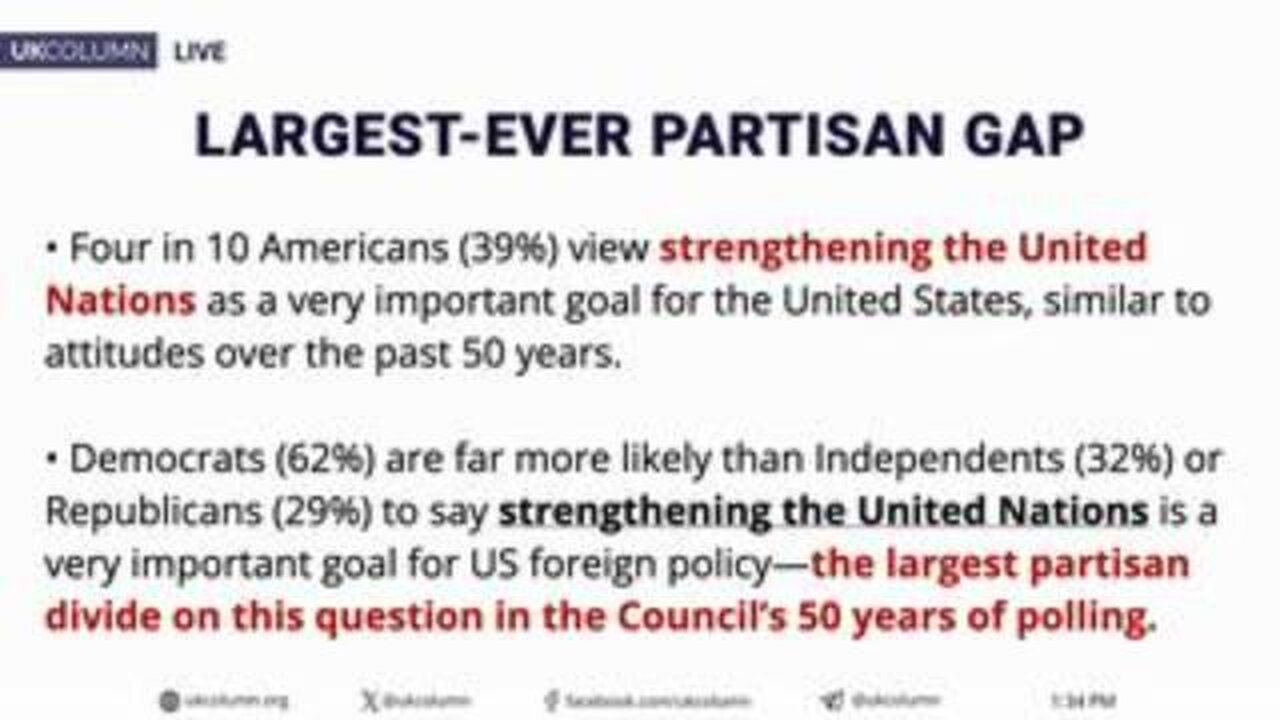 The UN Turns 80: Rethinking Its Role From Forum to Global System | UK Column News