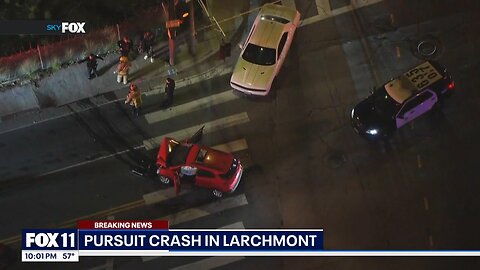 LA police chase ends in shooting