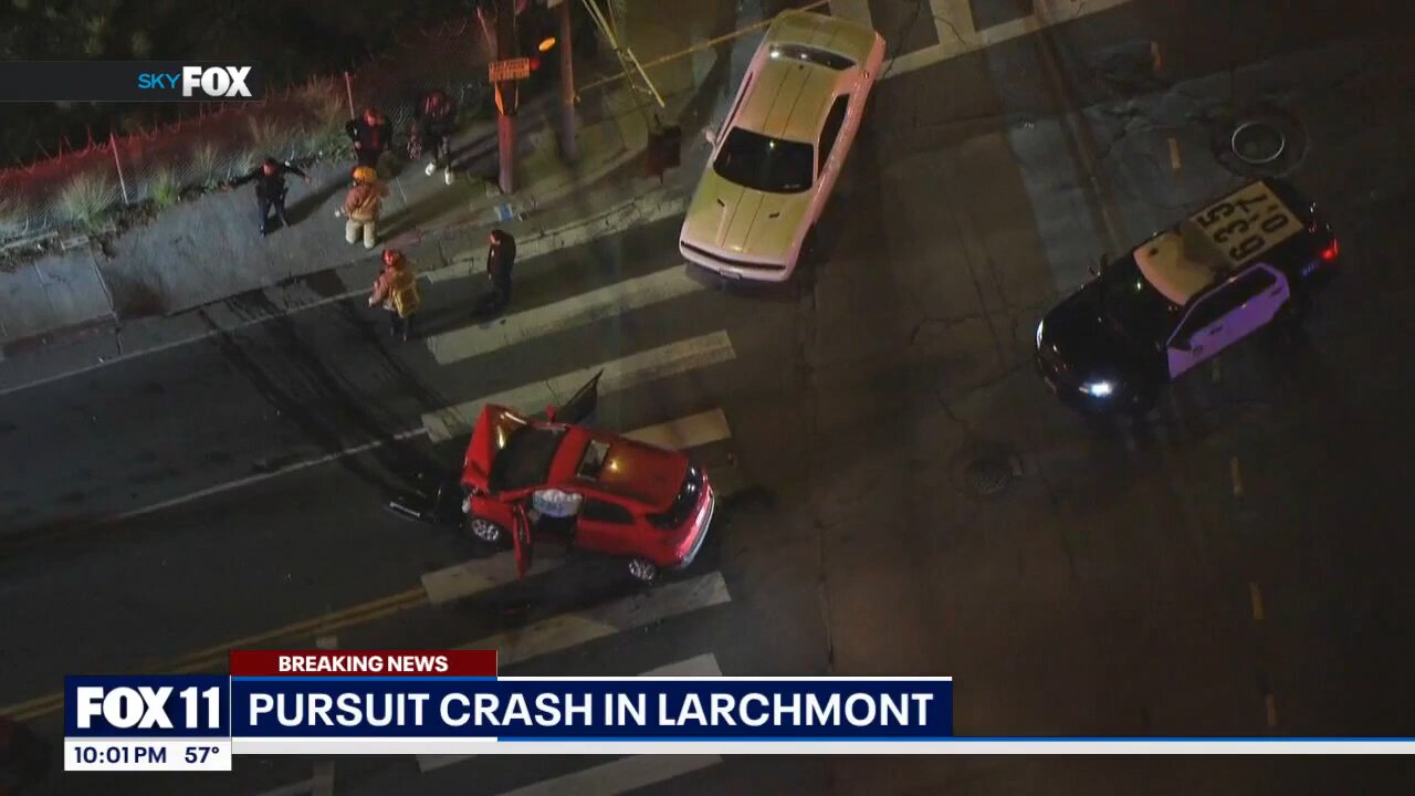 LA police chase ends in shooting