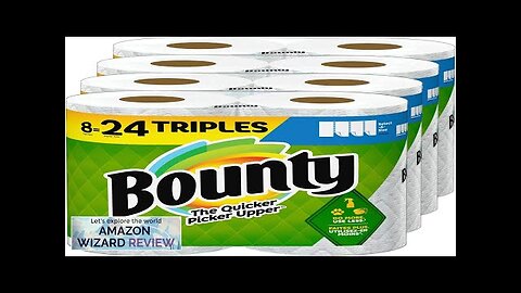 Bounty Select-A-Size Paper Towels White 8 Triple Rolls = 24 Regular Rolls Review