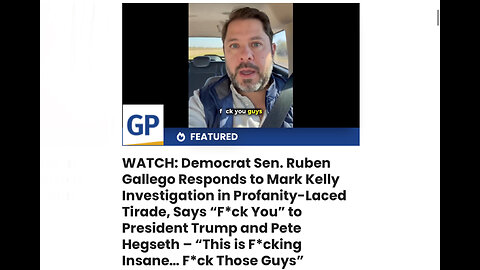 Says “F*ck You” to President Trump and Pete Hegseth – “This is F*cking Insane…