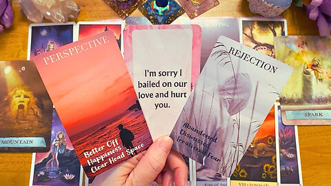 I NEVER MEANT TO REJECT YOU 😞 CHANNELED MESSAGE CARD READING FROM YOUR PERSON #lovereading #tarot