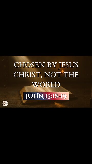 Chosen by Jesus Christ, Not the World | John 15:18-19