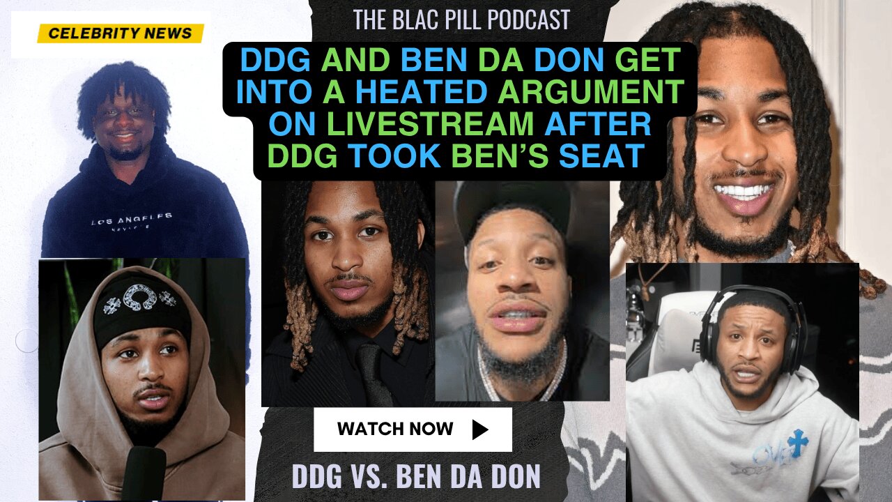 DDG and BenDaDonnn get into a HEATED ARGUMENT on livestream after DDG took Ben's SEAT
