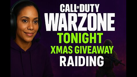 🔥 “COD WARZONE LIVE 💜💚 | Xmas Giveaway Night + Raiding Out!”