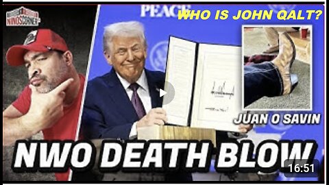 NINO JUAN O'SAVIN W/ TRUMP WORLD ORDER BEGINS. Exits WHO & Unveils "Board of Peace" 2 Take on UN