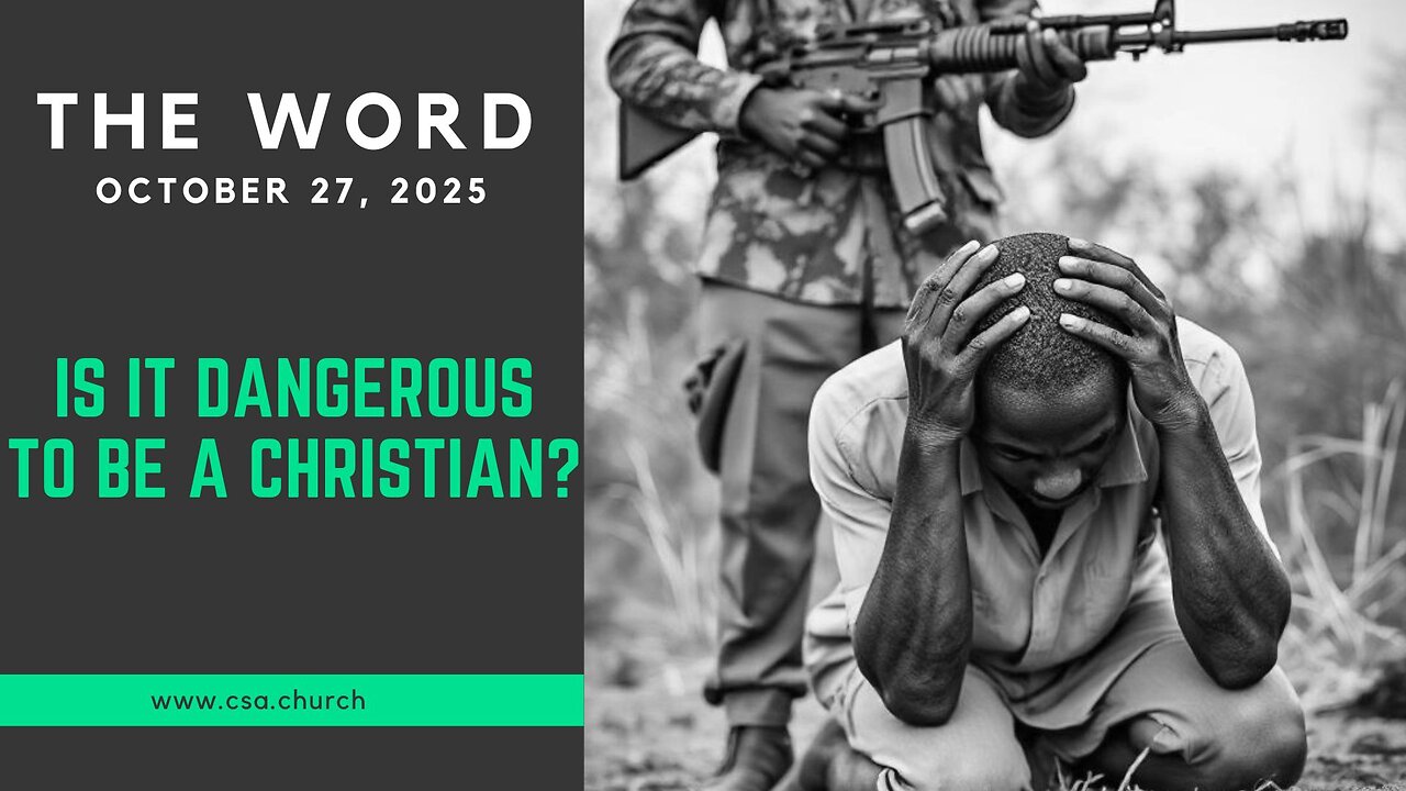 Is It Dangerous To Be A Christian