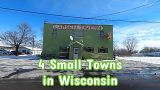 4 Small Towns in Wisconsin.