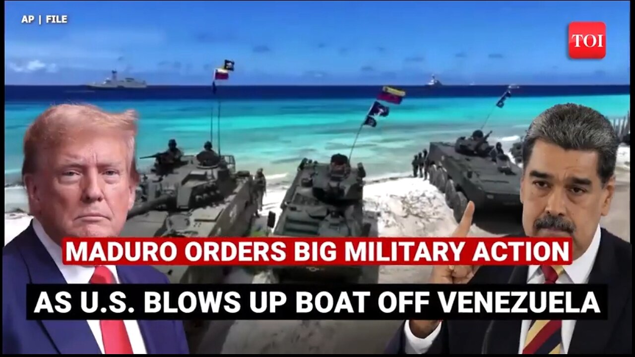 VENEZUELA DEPLOYS ARMY & TANKS AFTER ANOTHER DEADLY U.S ATTACK, FIGHTER JET ACTION - TRUMP - MADURO