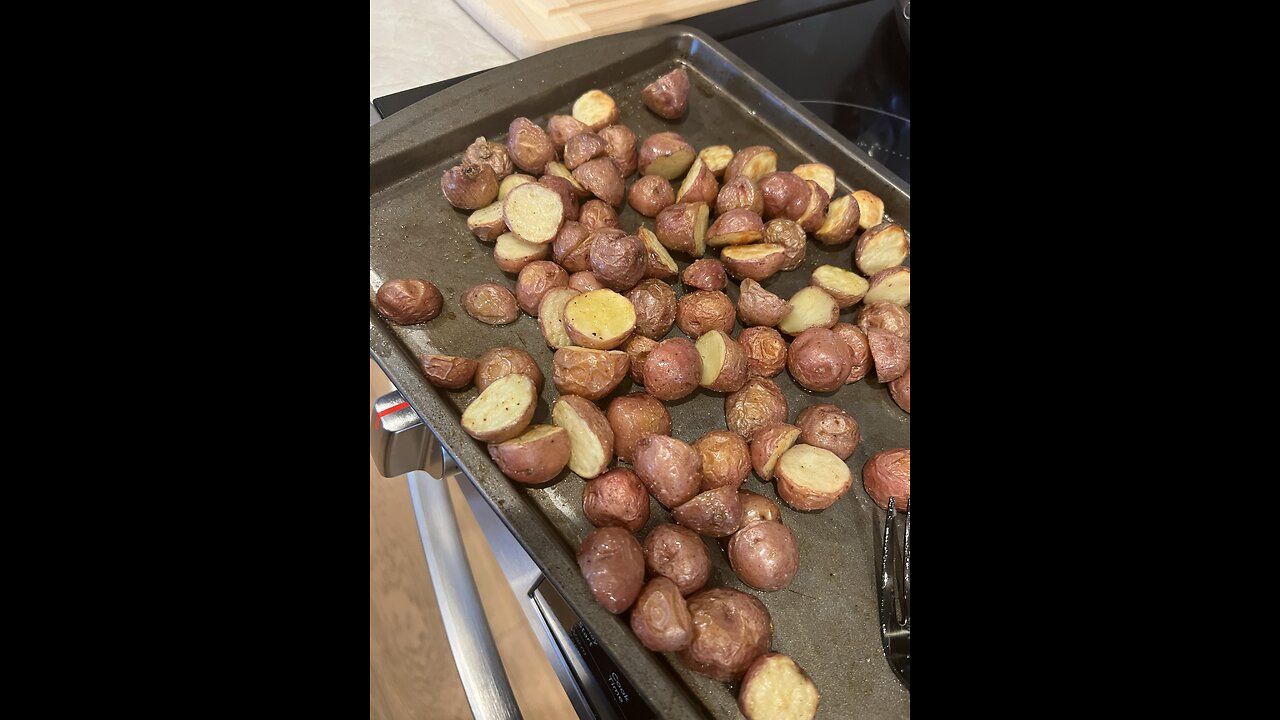 Sheet Pan Roasted potatoes