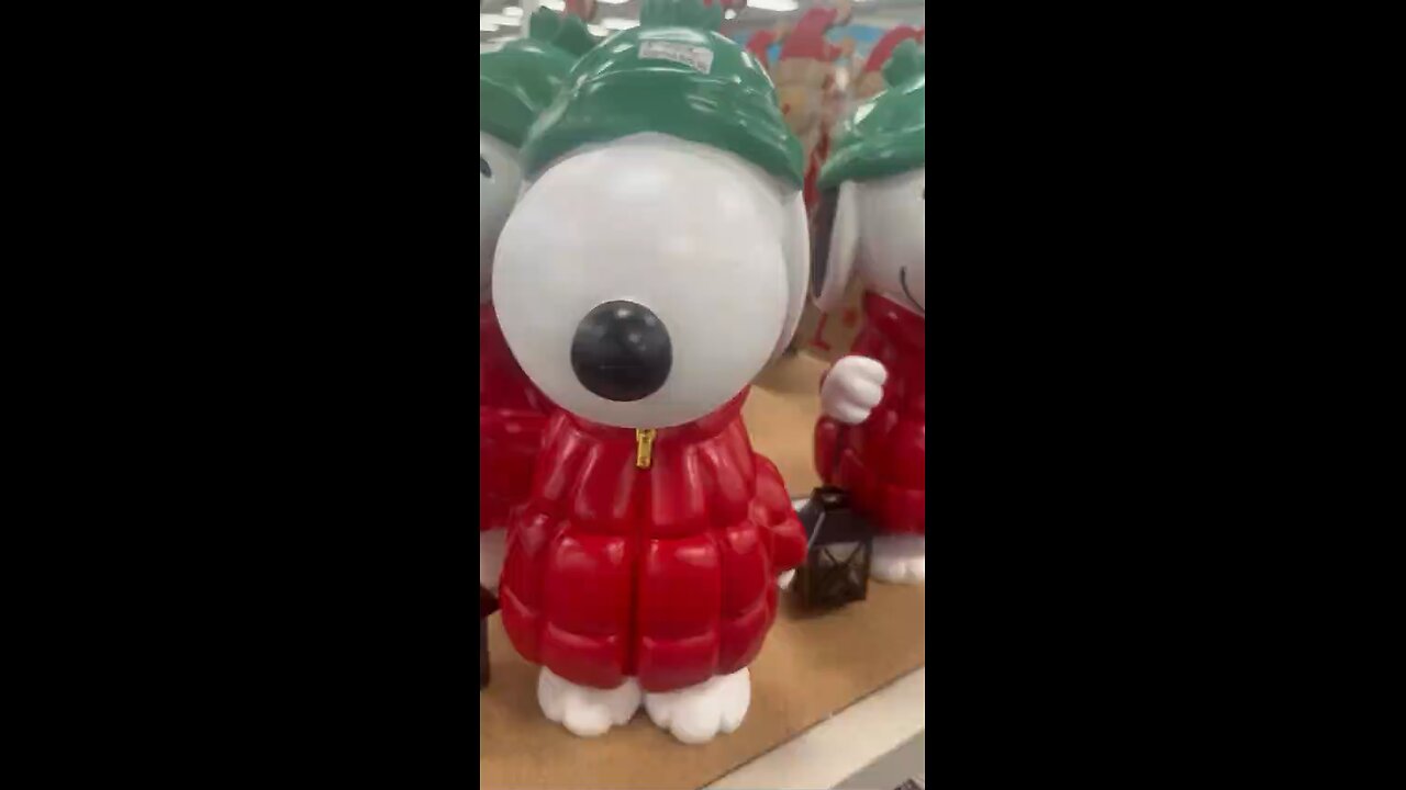 Snoopy Yard lantern Christmas Decorations too cute