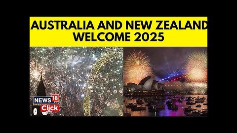 New Zealand Welcomed 2025 With A Fireworks Display From The Auckland Sky Tower | New Zealand | N18G