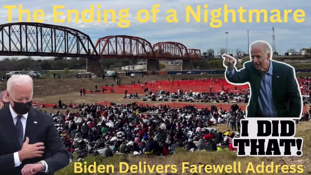 Biden Delivers Farewell Address - Ending of a Nightmare